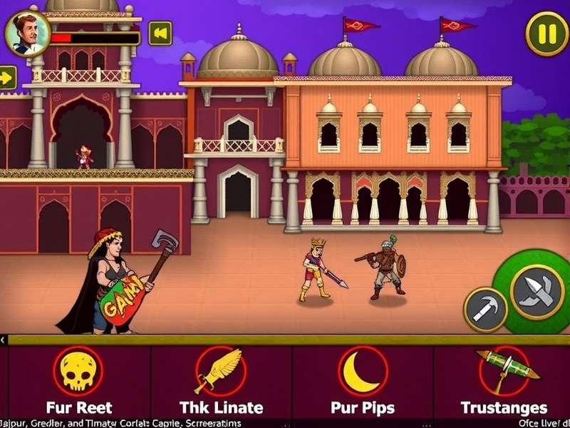 Intense Battle Royale Action in Jaipur Gladiator King Jaipur Gladiator King Gameplay Screenshot